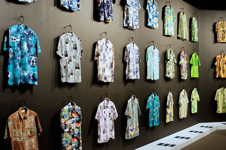 Aloha Shirt Wall