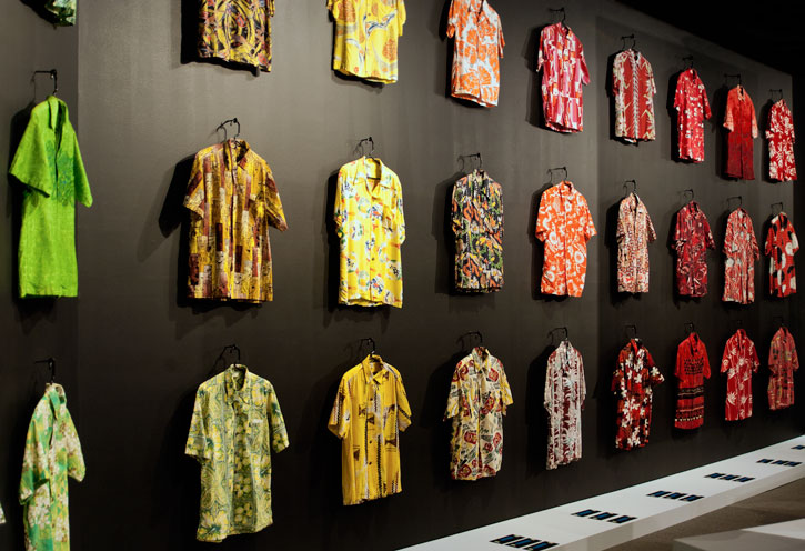 Aloha Shirt Wall