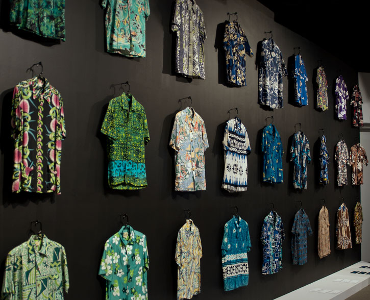 Aloha Shirt Wall