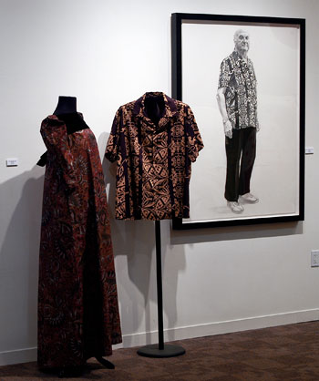 Shaheen mu'u, aloha shirt, portrait